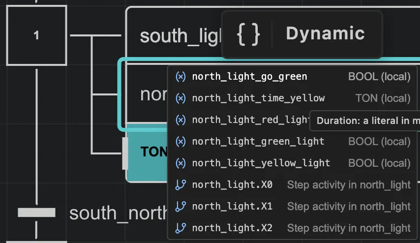 Type-aware autocompletion in the AutomationView sequence editor